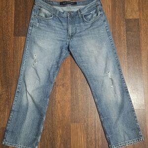 MARK ANTHONY mens blue Jeans  SIZE 38X28 COLOR BLUE